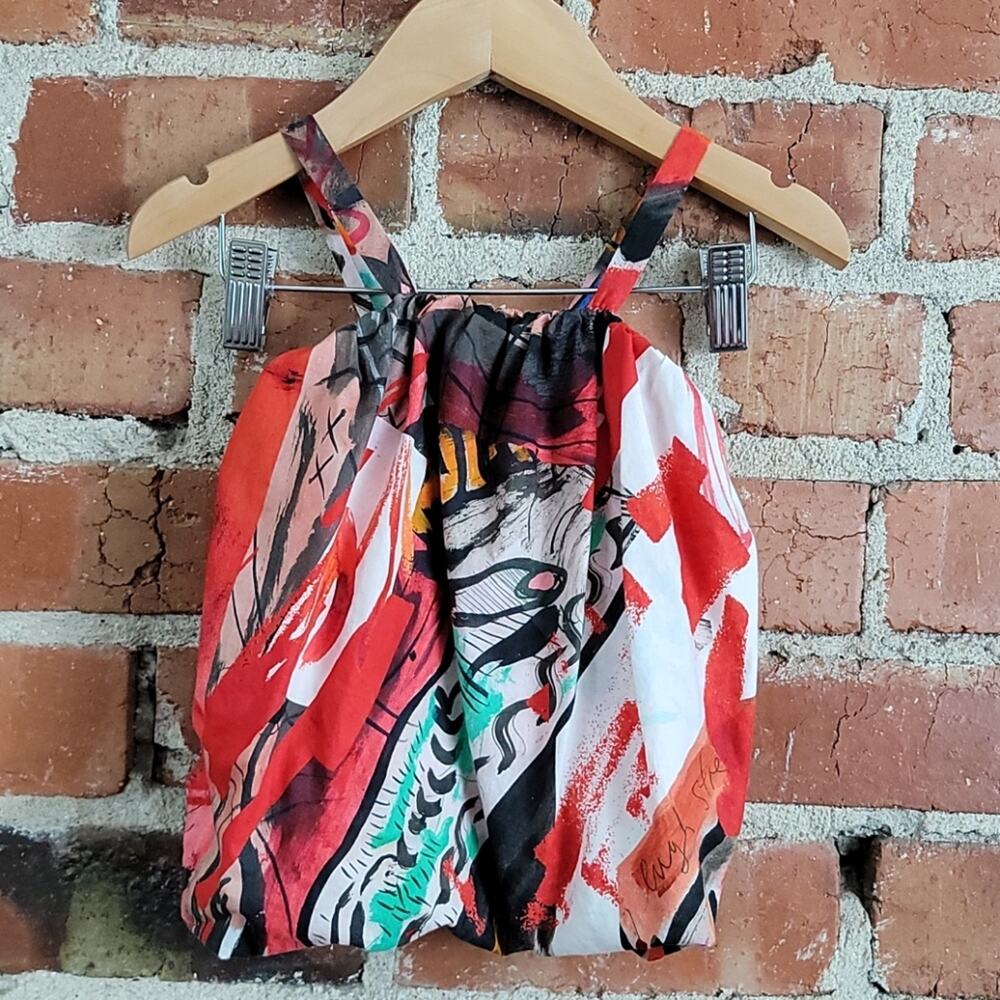 jnby by JNBY graphic‎ print balloon top 4